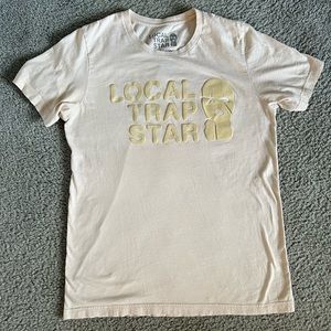 Cream color LTS tee